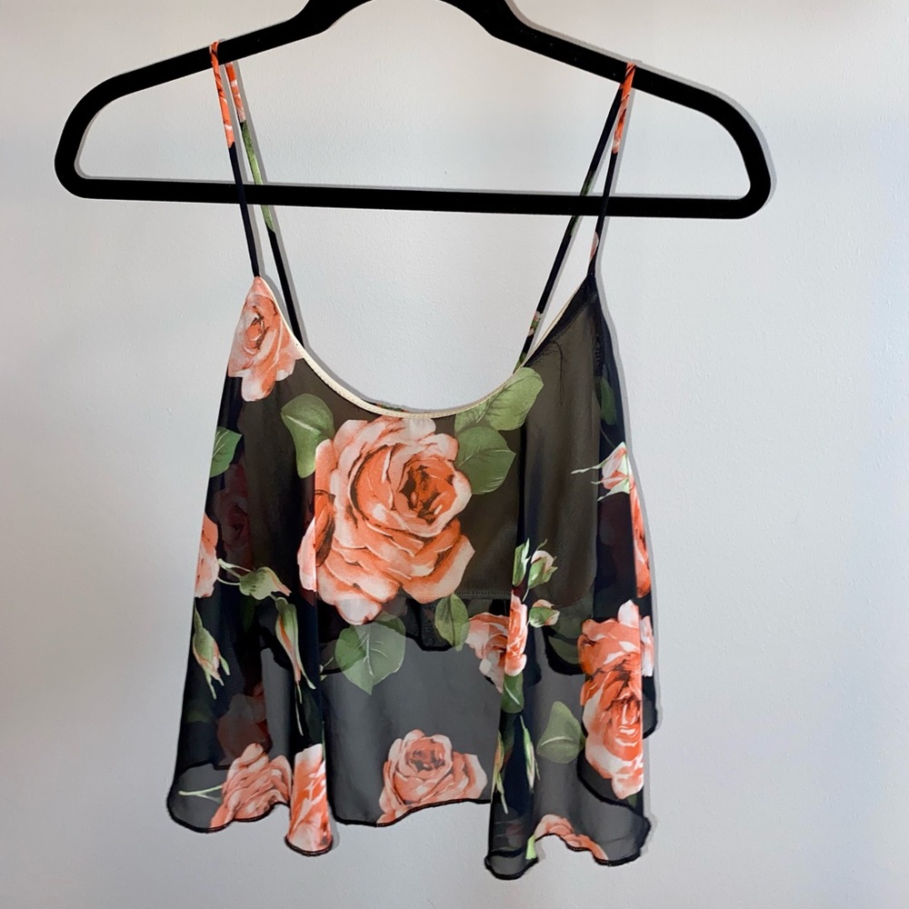 Editorial (Audrey) Floral Top
#floral #croptop